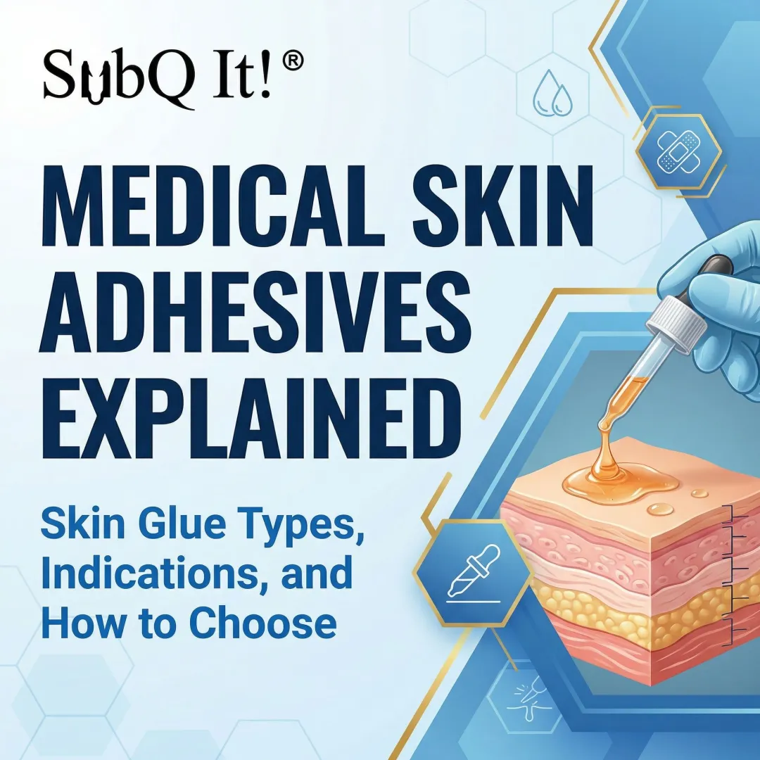 Medical Skin Adhesives Explained: Skin Glue Types, Indications, and How to Choose