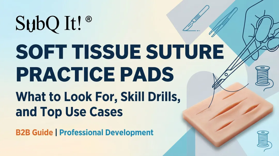 Cover image for Soft Tissue Suture Practice Pads: What to Look For, Skill Drills, and Top Use Cases