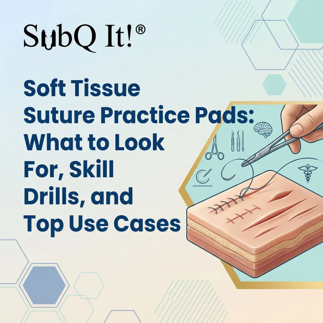 Soft Tissue Suture Practice Pads: What to Look For, Skill Drills, and Top Use Cases