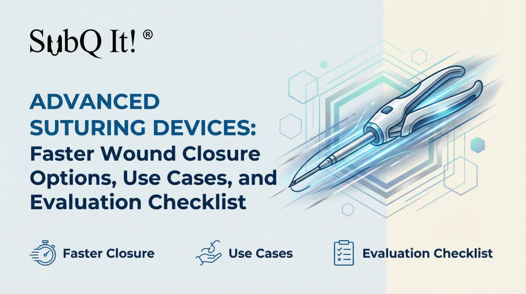 Cover image for Advanced Suturing Devices: Faster Wound Closure Options, Use Cases, and Evaluation Checklist
