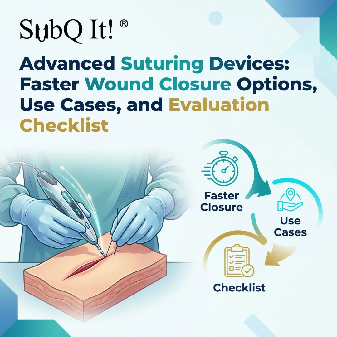 Advanced Suturing Devices: Faster Wound Closure Options, Use Cases, and Evaluation Checklist