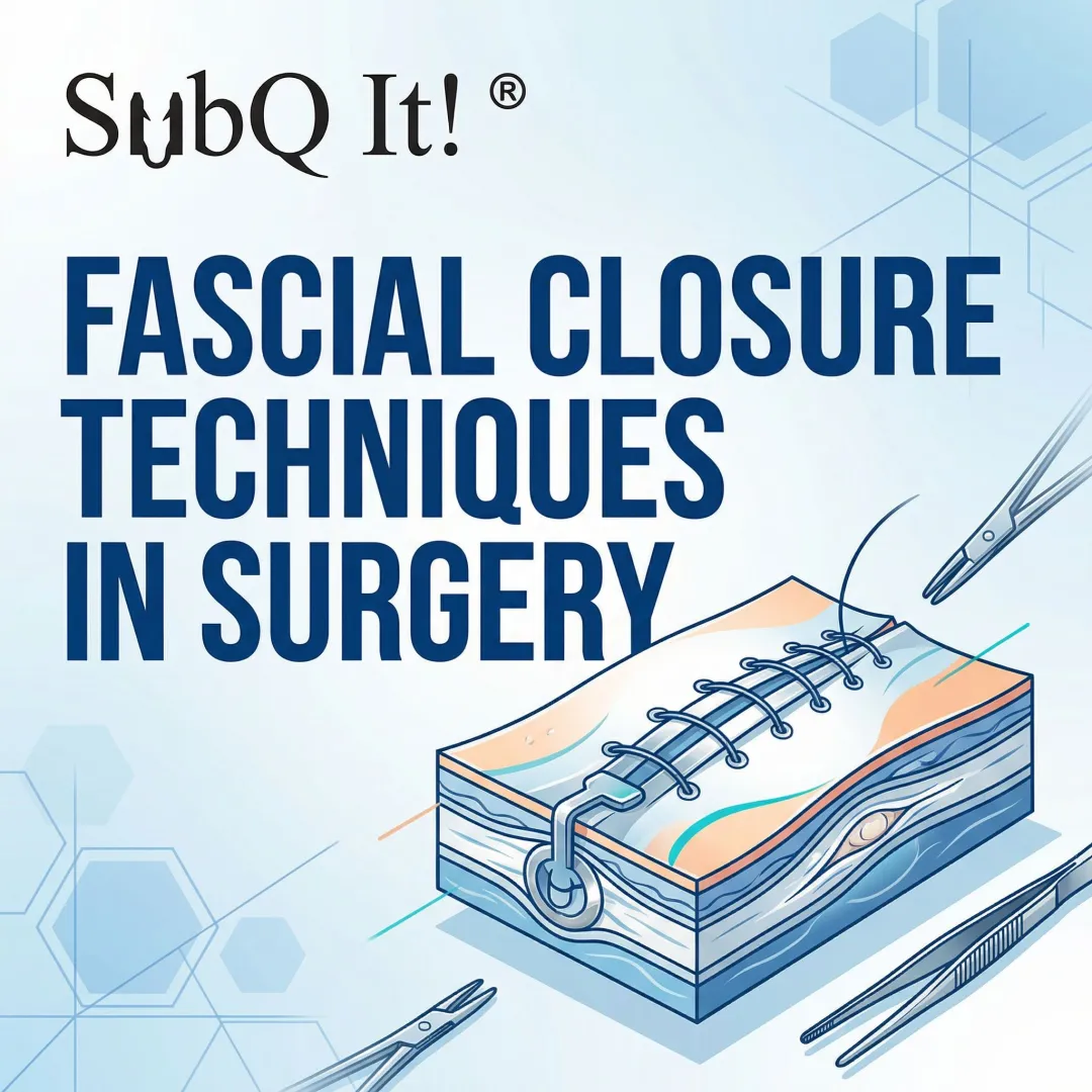 Fascial Closure Techniques in Surgery