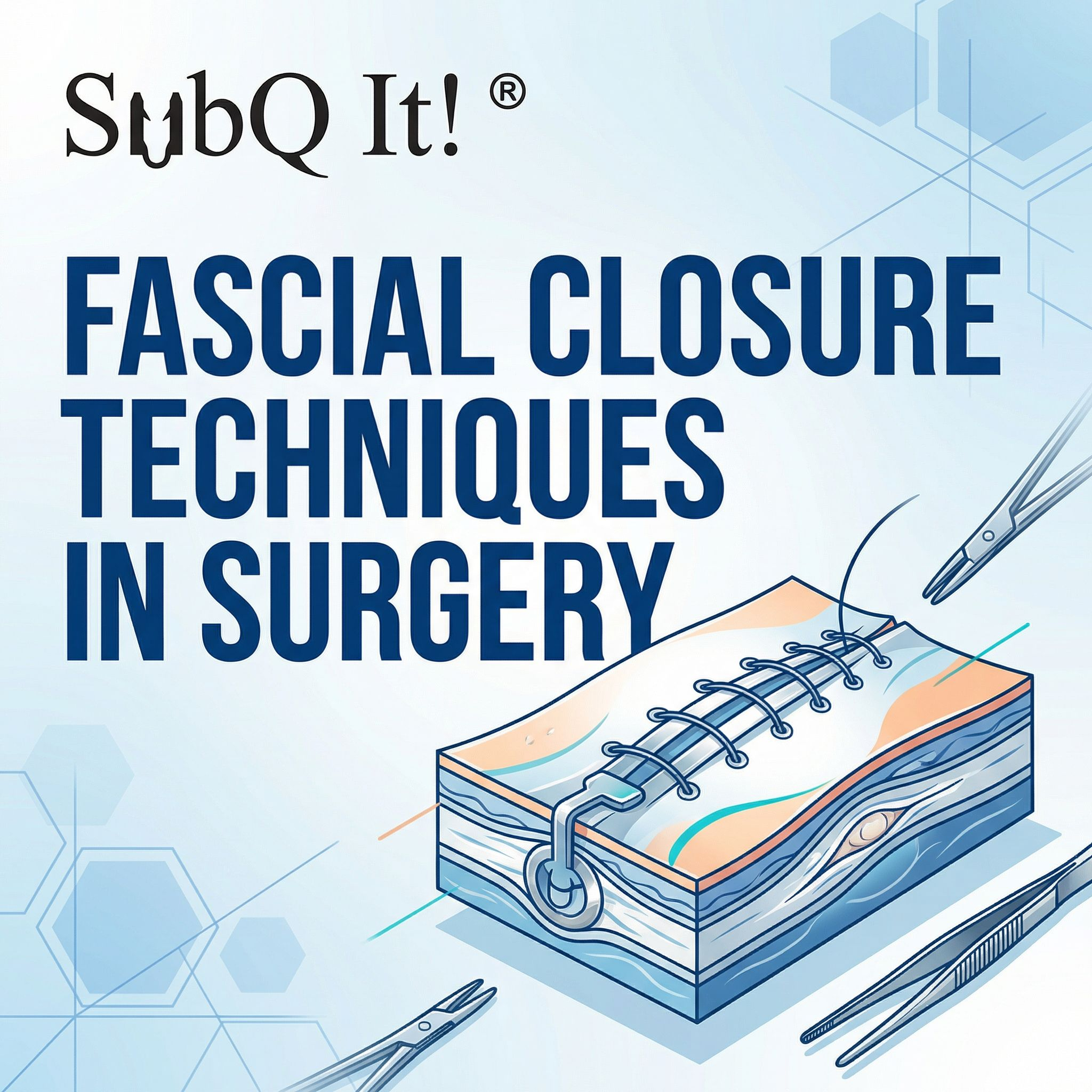 Fascial Closure Techniques in Surgery