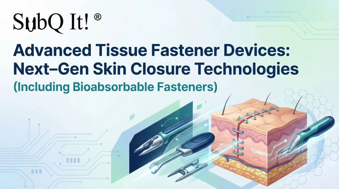 Cover image for Advanced Tissue Fastener Devices: Next‑Gen Skin Closure Technologies (Including Bioabsorbable Fasteners)