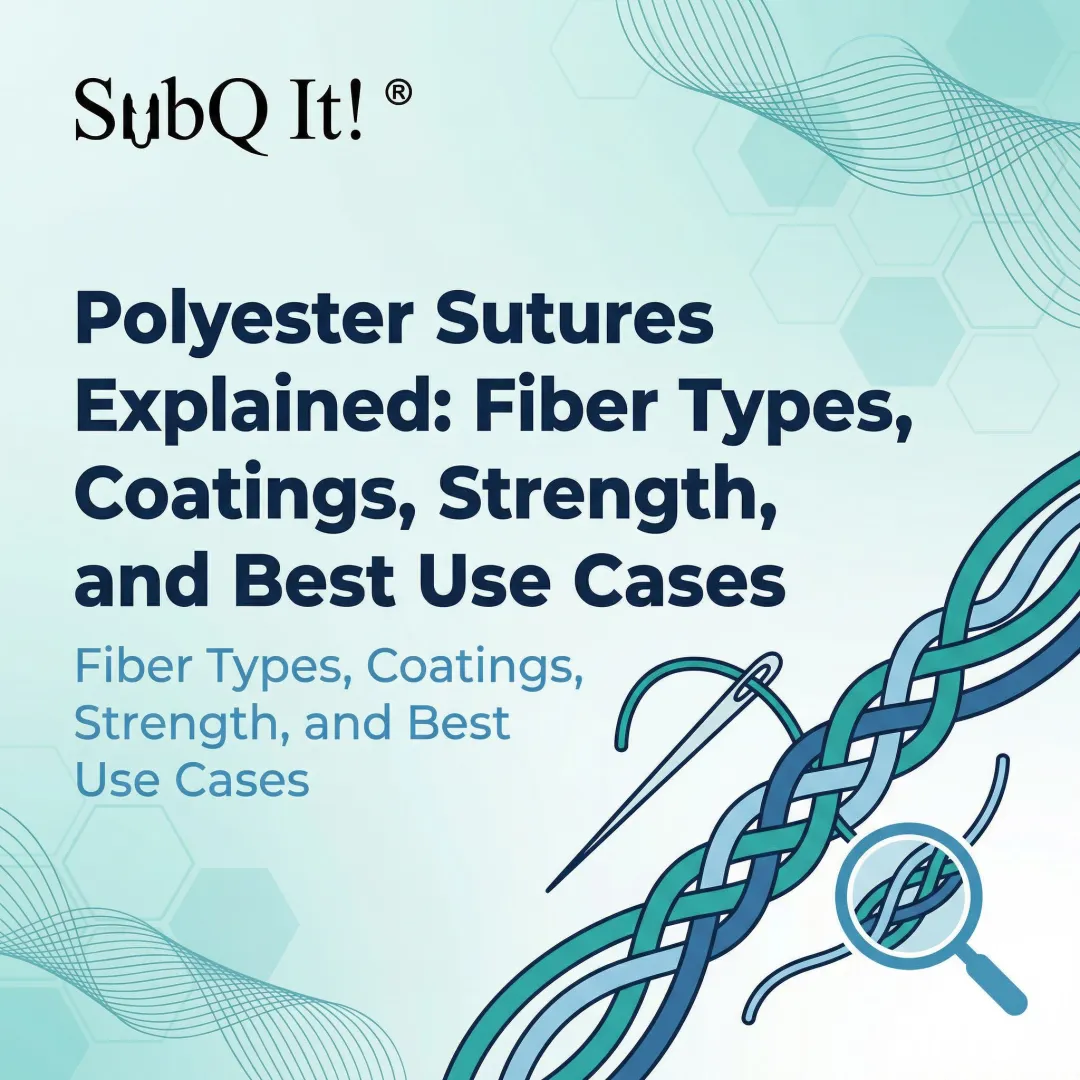 Polyester Sutures Explained: Fiber Types, Coatings, Strength, and Best Use Cases