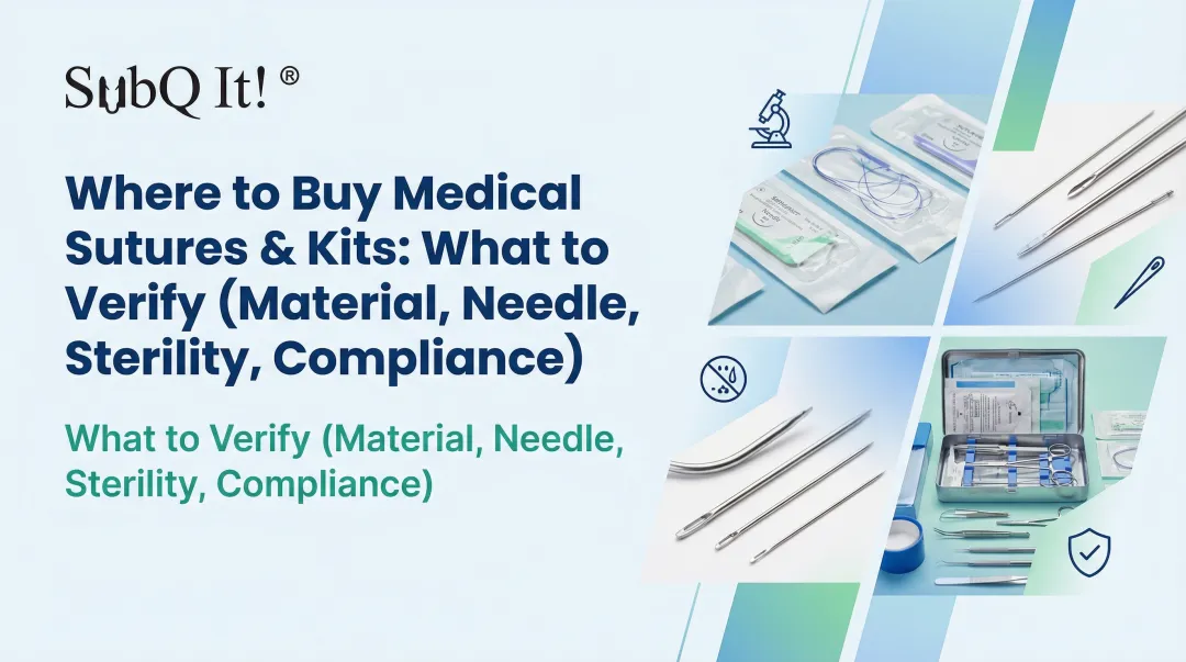 Cover image for Where to Buy Medical Sutures & Kits: What to Verify (Material, Needle, Sterility, Compliance)