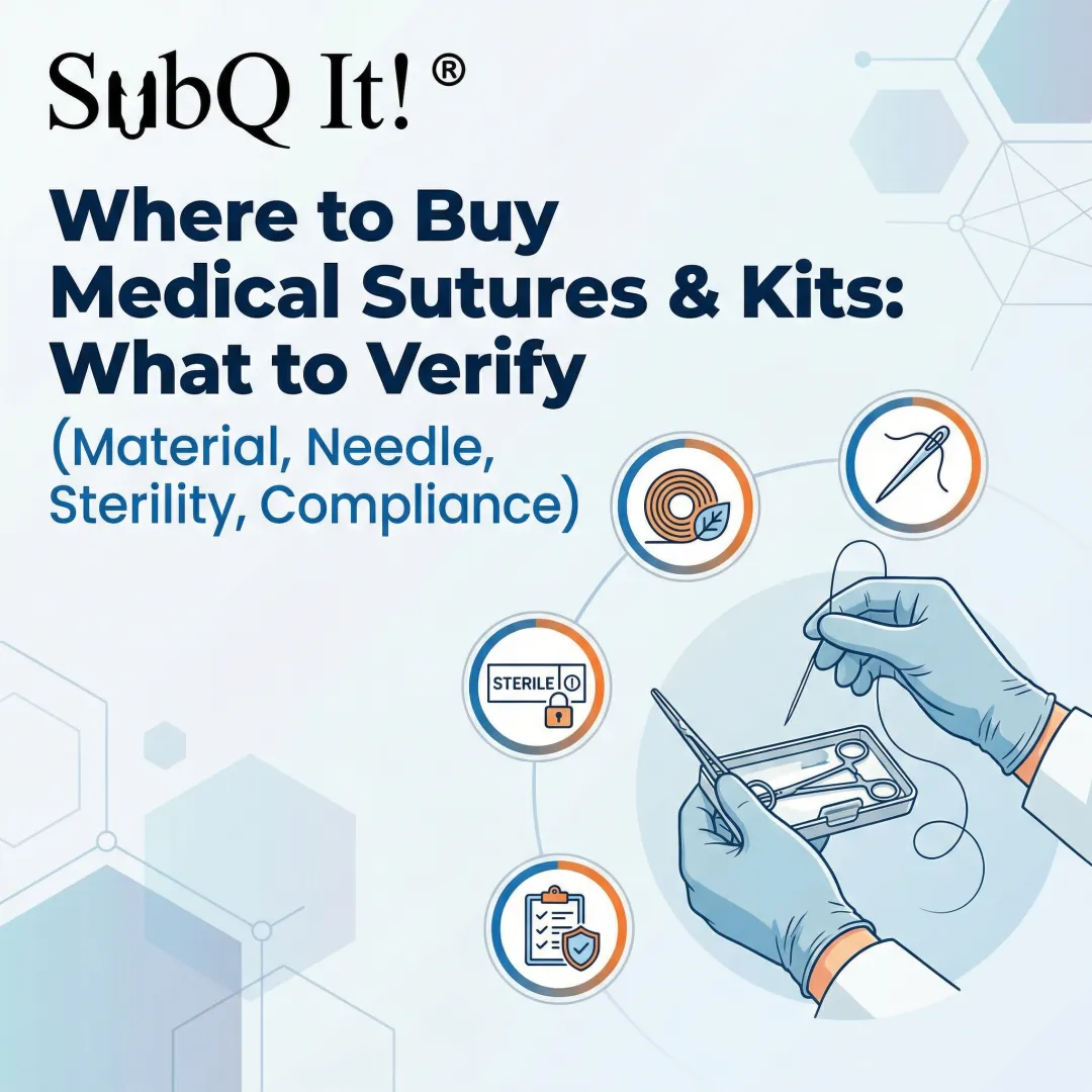 Where to Buy Medical Sutures & Kits: What to Verify (Material, Needle, Sterility, Compliance)