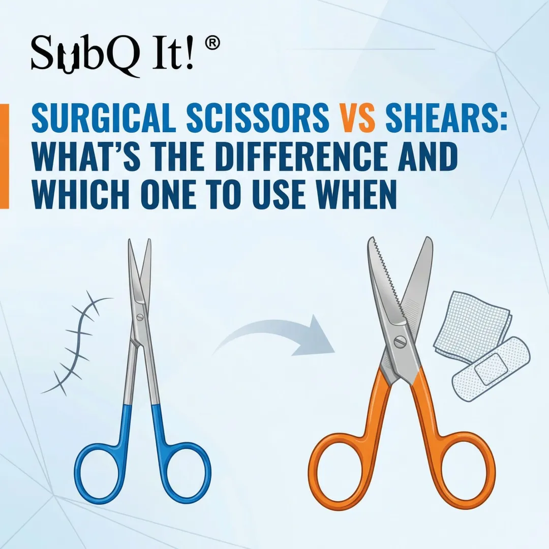 Surgical Scissors vs Shears: What’s the Difference and Which One to Use When