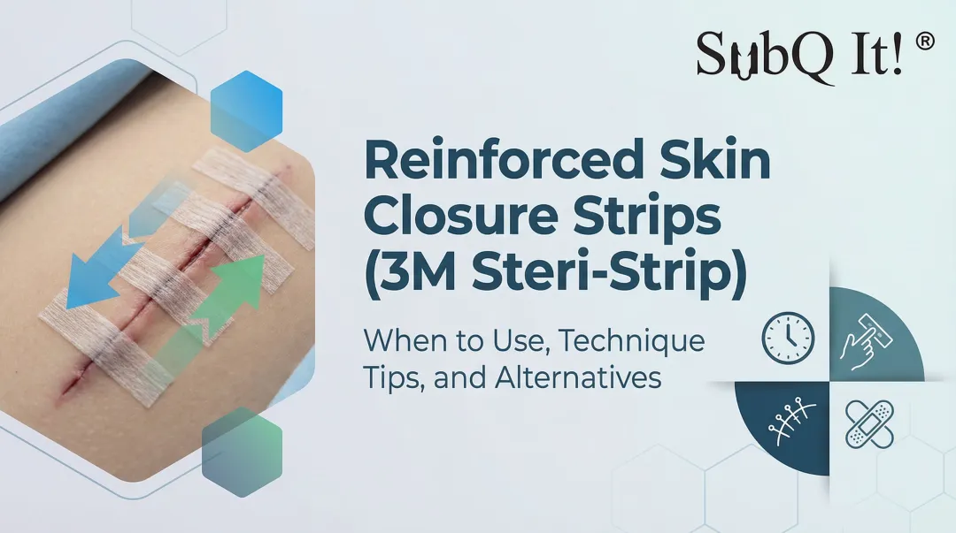 Cover image for Reinforced Skin Closure Strips (3M Steri-Strip): When to Use, Technique Tips, and Alternatives