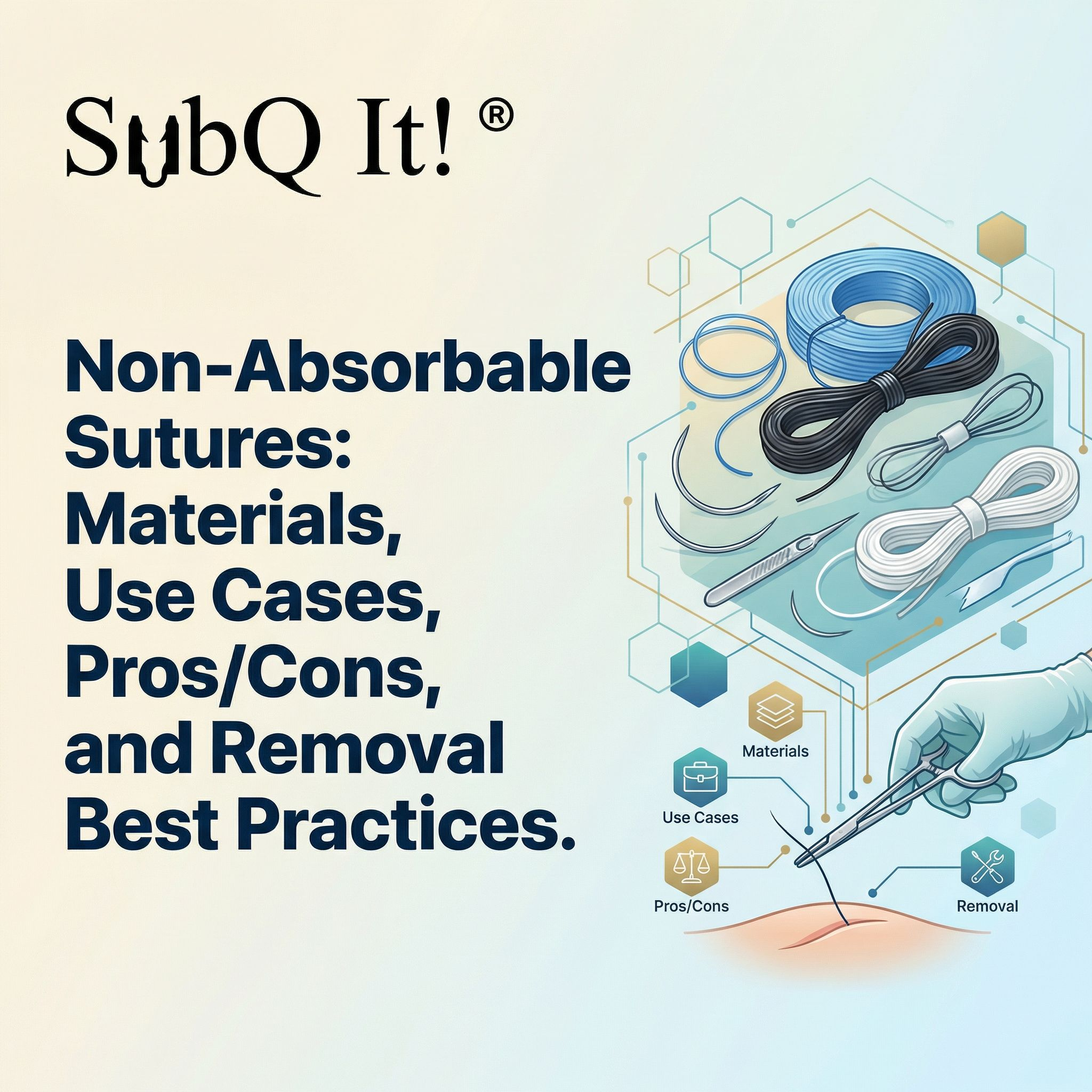 Non‑Absorbable Sutures: Materials, Use Cases, Pros/Cons, and Removal Best Practices