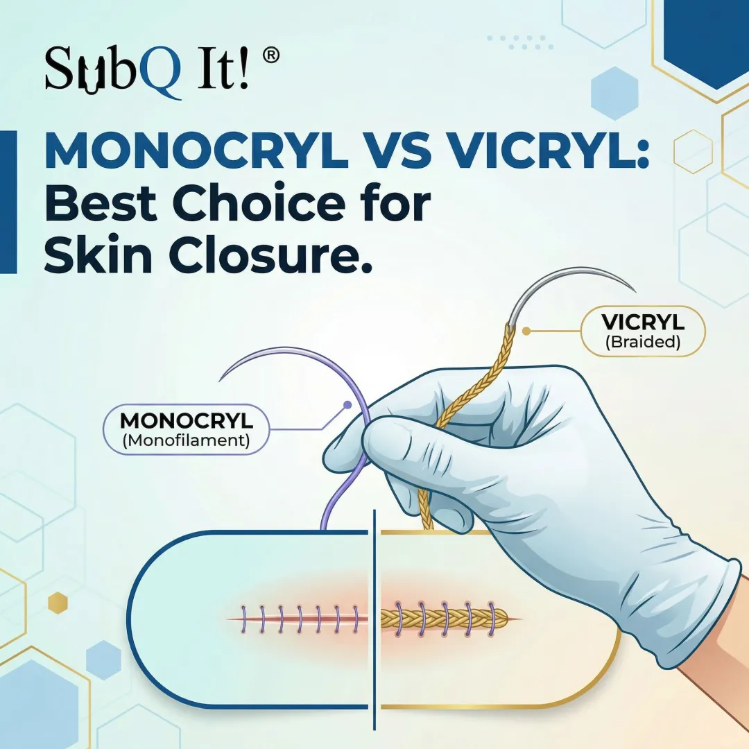 Monocryl vs Vicryl: Best Choice for Skin Closure