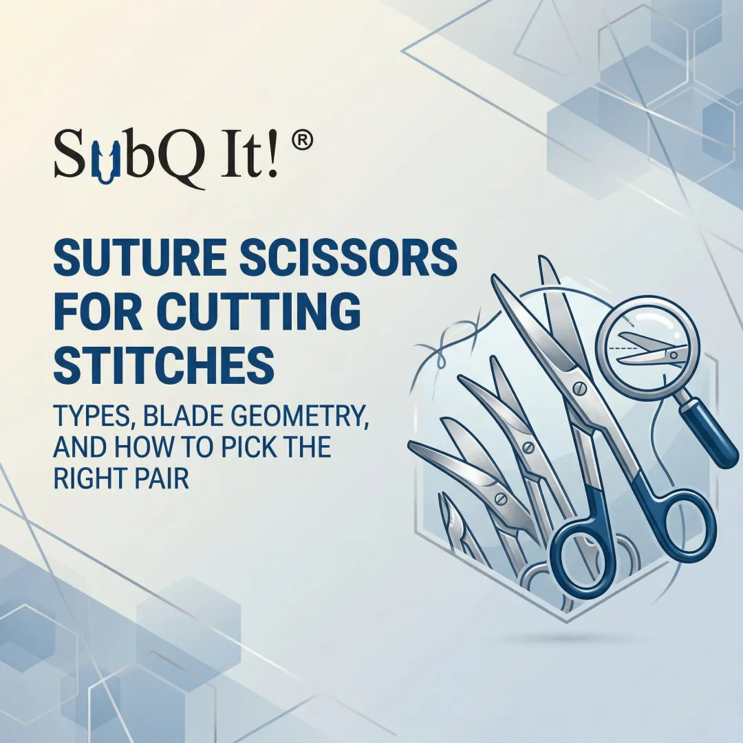 Suture Scissors for Cutting Stitches: Types, Blade Geometry, and How to Pick the Right Pair