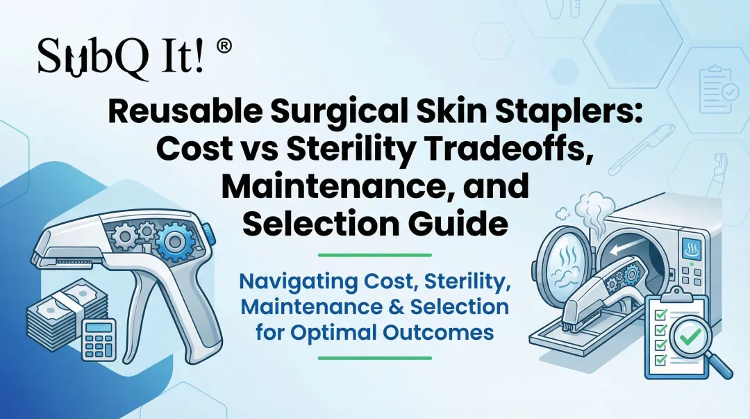 Cover image for Reusable Surgical Skin Staplers: Cost vs Sterility Tradeoffs, Maintenance, and Selection Guide