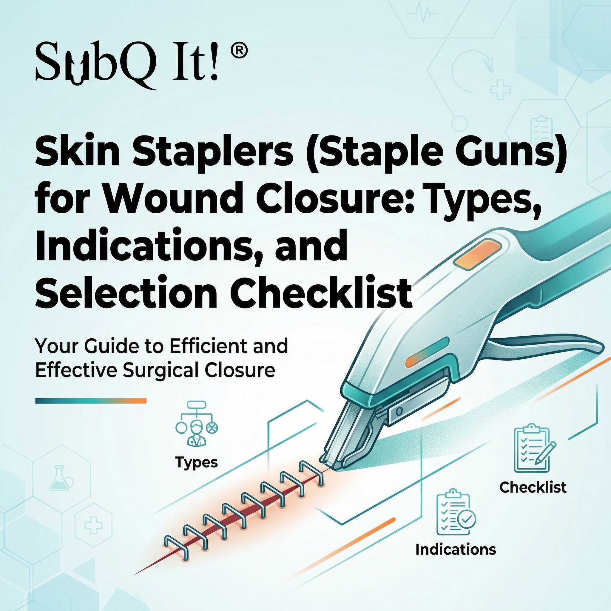 Skin Staplers (Staple Guns) for Wound Closure: Types, Indications, and Selection Checklist
