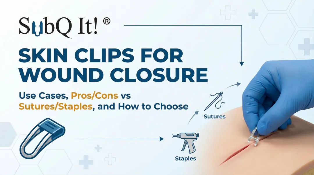 Cover image for Skin Clips for Wound Closure: Use Cases, Pros/Cons vs Sutures/Staples, and How to Choose