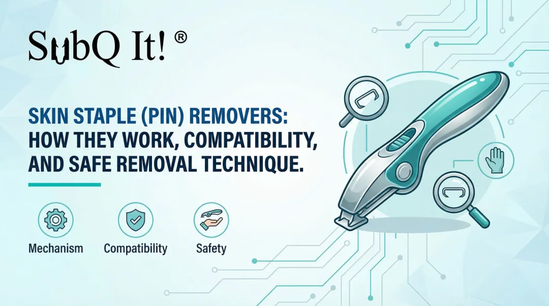 Cover image for Skin Staple (Pin) Removers: How They Work, Compatibility, and Safe Removal Technique