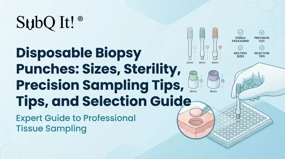 Cover image for Disposable Biopsy Punches: Sizes, Sterility, Precision Sampling Tips, and Selection Guide