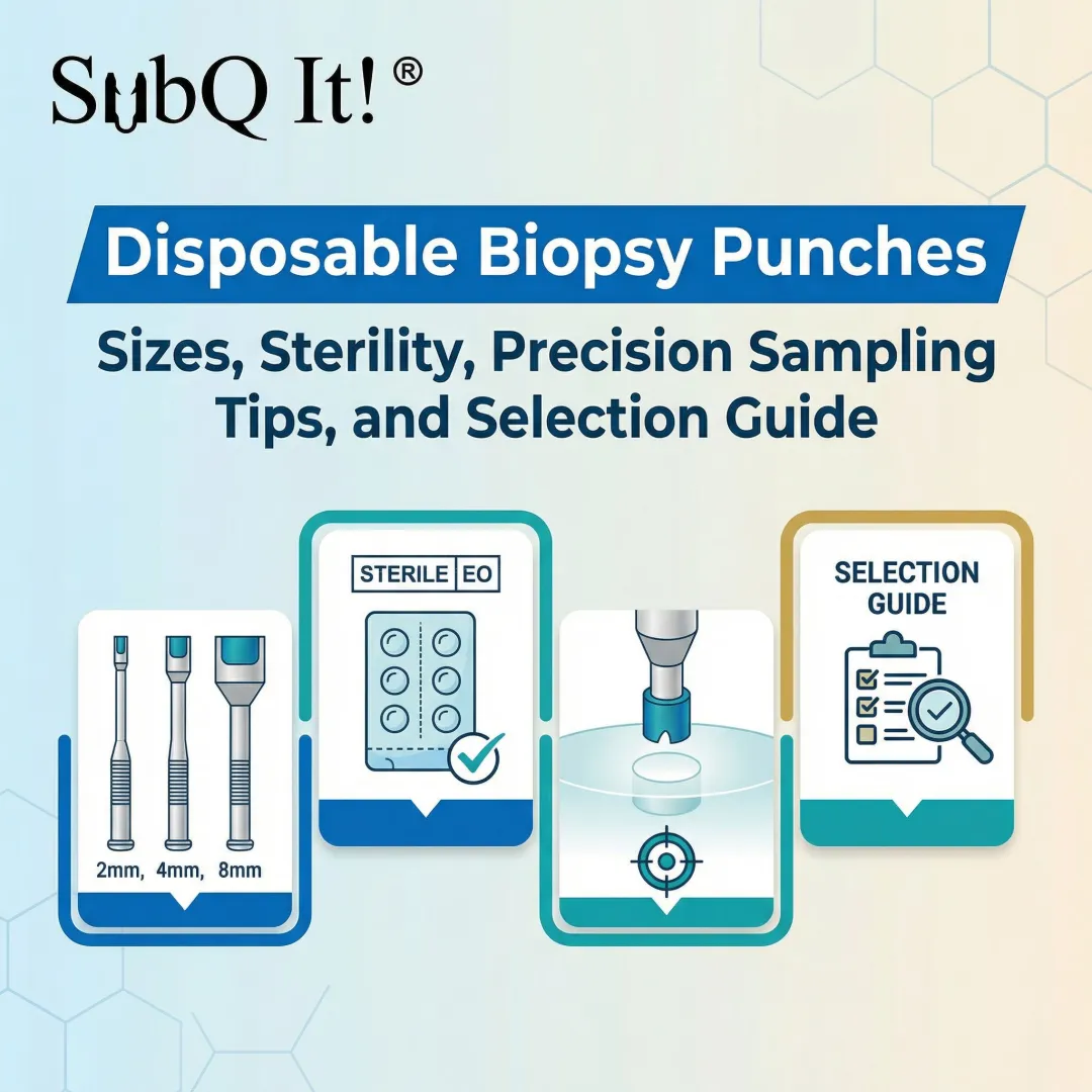 Disposable Biopsy Punches: Sizes, Sterility, Precision Sampling Tips, and Selection Guide