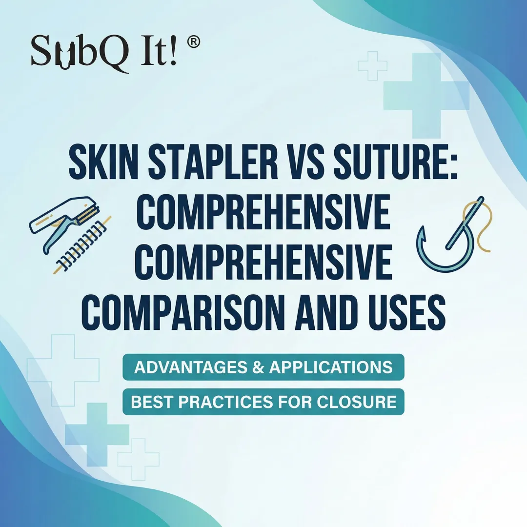 Skin Stapler vs Suture: Comprehensive Comparison and Uses