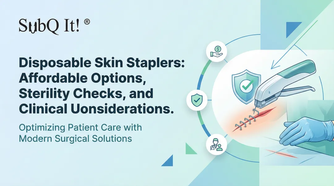Cover image for Disposable Skin Staplers: Affordable Options, Sterility Checks, and Clinical Use Considerations