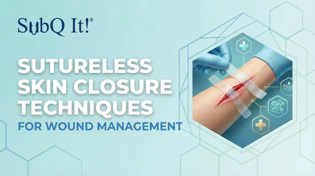 Cover image for Sutureless Skin Closure Techniques for Wound Management