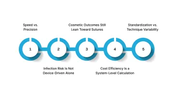 5 Evidence-Backed Tradeoffs Surgeons Must Consider in Skin Closure