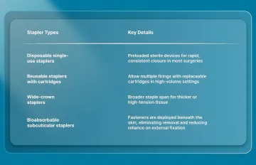 Key Types of Skin Staplers