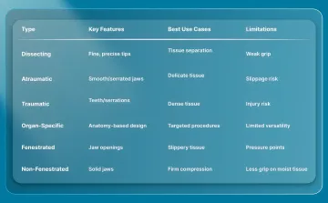 6 Key Types of Laparoscopic Graspers