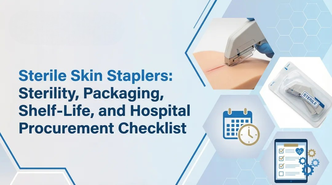 Cover image for Sterile Skin Staplers: Sterility, Packaging, Shelf‑Life, and Hospital Procurement Checklist