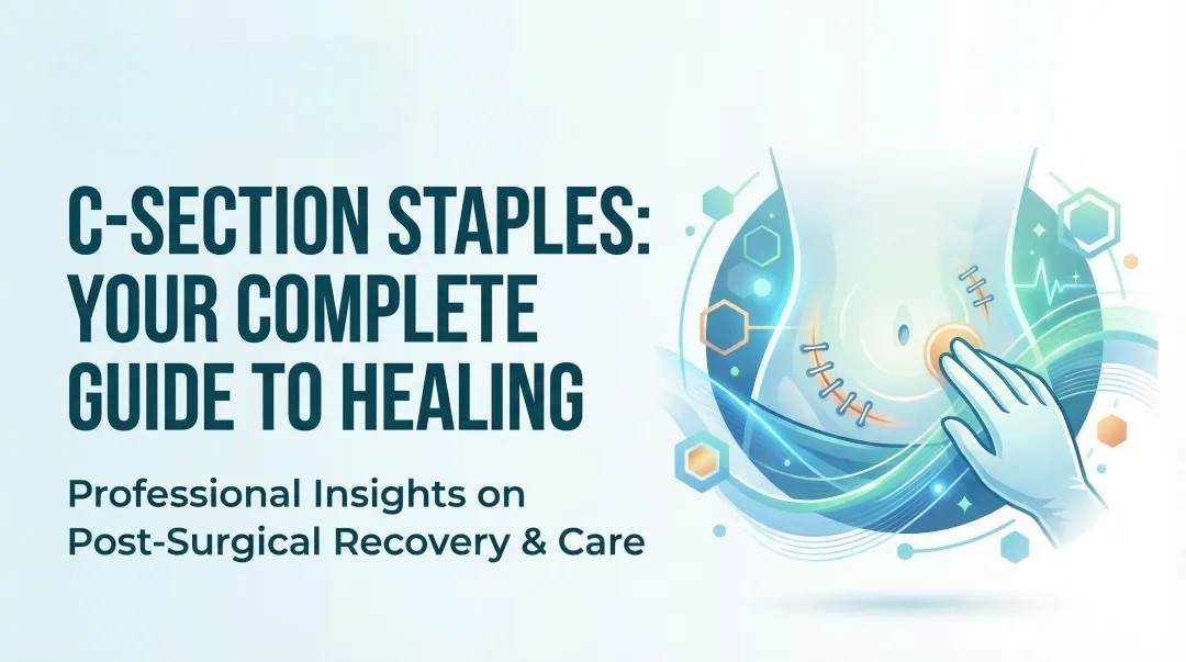 Cover image for C-Section Staples: Your Complete Guide to Healing