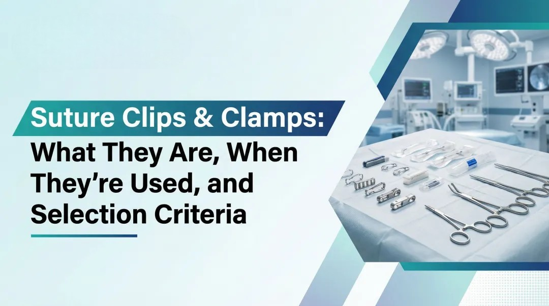 Cover image for Suture Clips & Clamps: What They Are, When They’re Used, and Selection Criteria