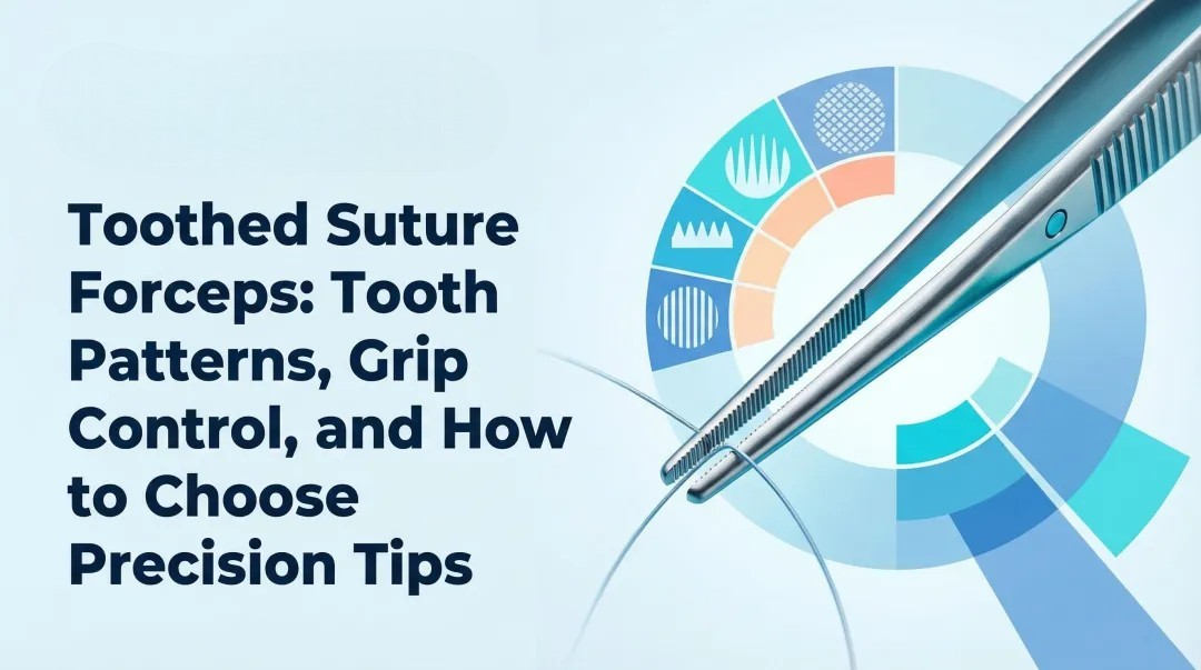 Cover image for Toothed Suture Forceps: Tooth Patterns, Grip Control, and How to Choose Precision Tips