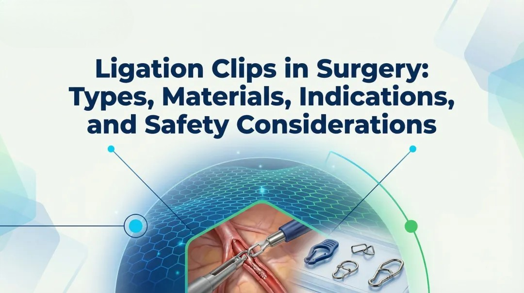 Cover image for Ligation Clips in Surgery: Types, Materials, Indications, and Safety Considerations