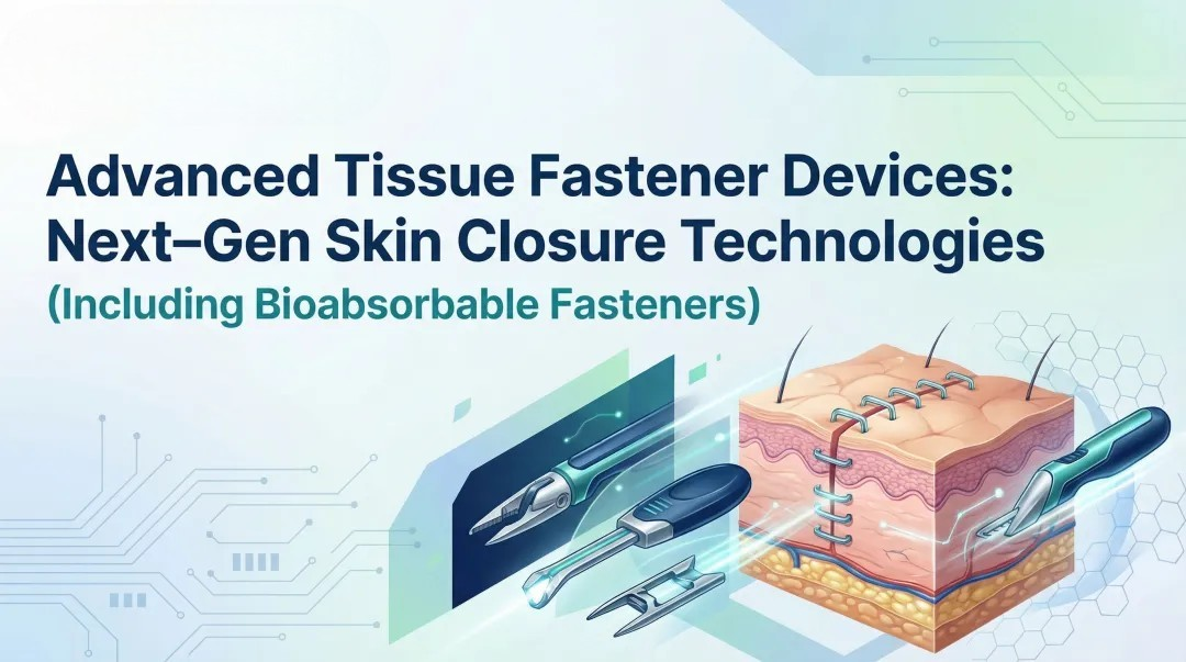Cover image for Advanced Tissue Fastener Devices: Next‑Gen Skin Closure Technologies (Including Bioabsorbable Fasteners)