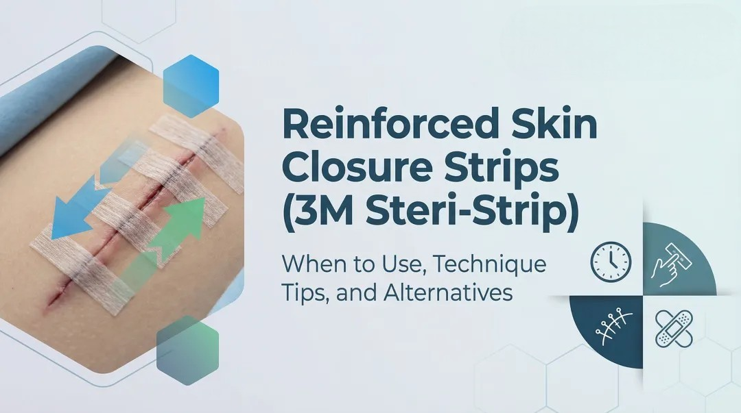 Cover image for Reinforced Skin Closure Strips (3M Steri-Strip): When to Use, Technique Tips, and Alternatives