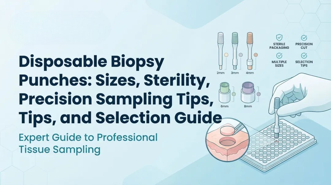 Cover image for Disposable Biopsy Punches: Sizes, Sterility, Precision Sampling Tips, and Selection Guide
