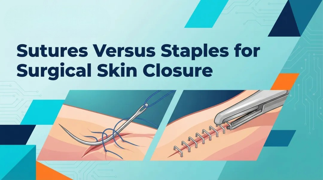 Cover image for Sutures Versus Staples for Surgical Skin Closure