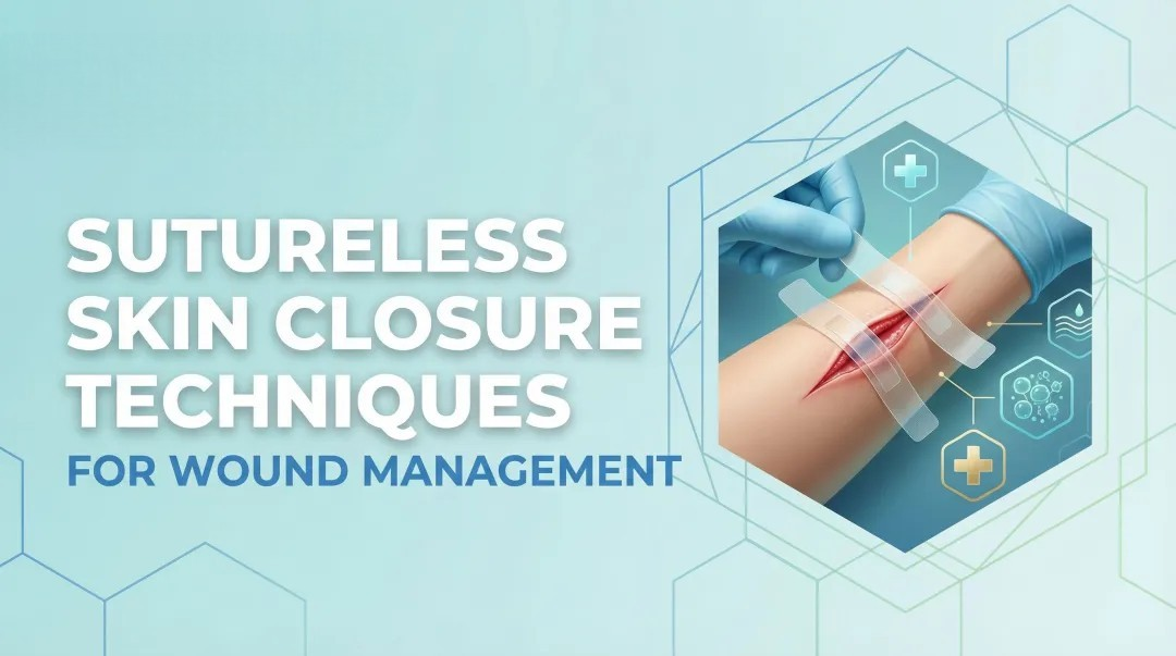 Cover image for Sutureless Skin Closure Techniques for Wound Management