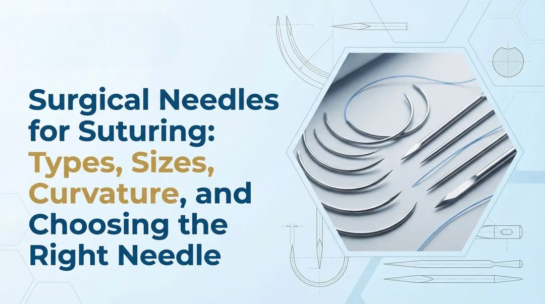 Cover image for Surgical Needles for Suturing: Types, Sizes, Curvature, and Choosing the Right Needle