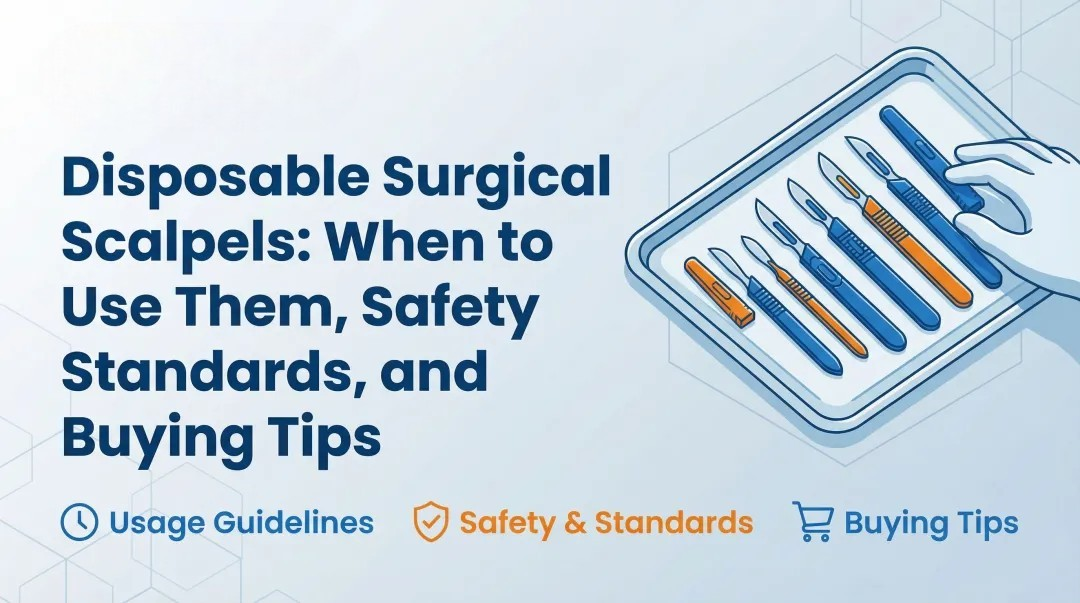 Cover image for Disposable Surgical Scalpels: When to Use Them, Safety Standards, and Buying Tips