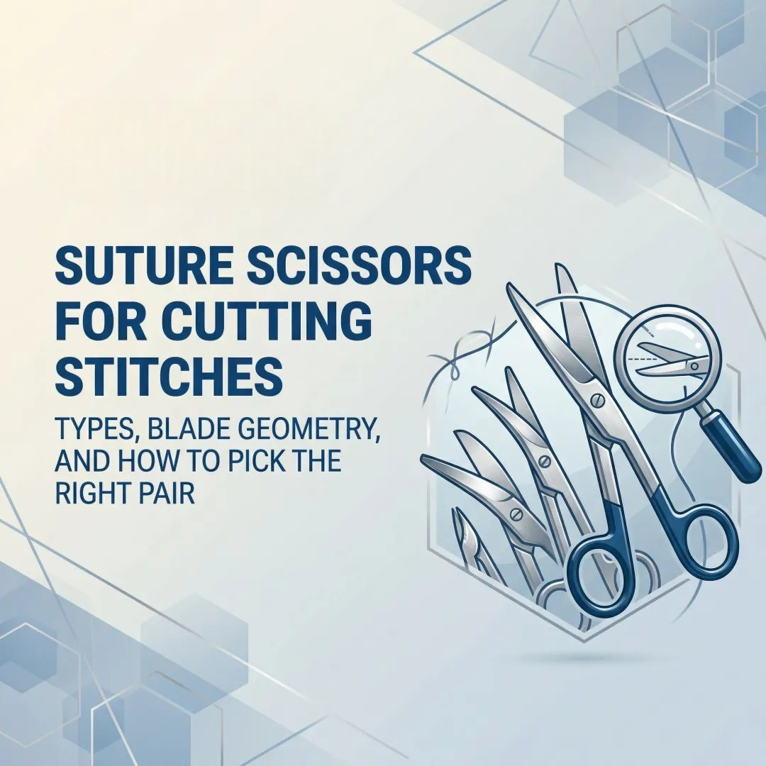 Suture Scissors for Cutting Stitches: Types, Blade Geometry, and How to Pick the Right Pair