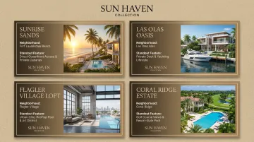 Sun Haven Collection Fort Lauderdale beachfront vacation rental properties neighborhood map overview