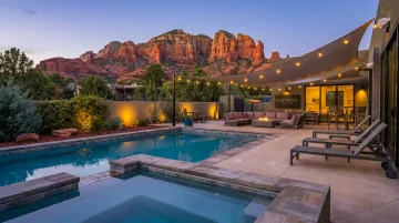 Sun Haven Collection Sedona vacation home with private pool and red rock views