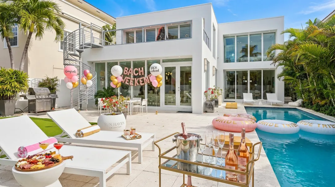 Sun Haven Collection private vacation rental with luxury pool for bachelorette parties