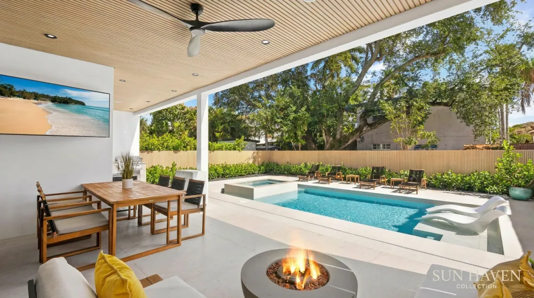Sun Haven Collection Fort Lauderdale vacation home with private pool and canal views