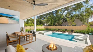 Sun Haven Collection Fort Lauderdale vacation home with private pool and canal views