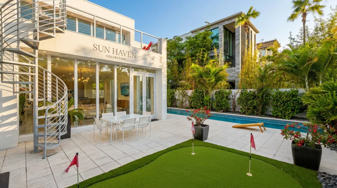 Sun Haven Collection luxury vacation rental with private pool and modern amenities