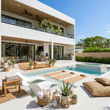 Luxury Florida wellness retreat home with pool
