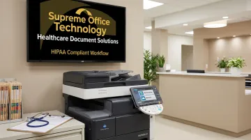 Supreme Office Technology HIPAA-compliant document scanning solution in Connecticut medical facility