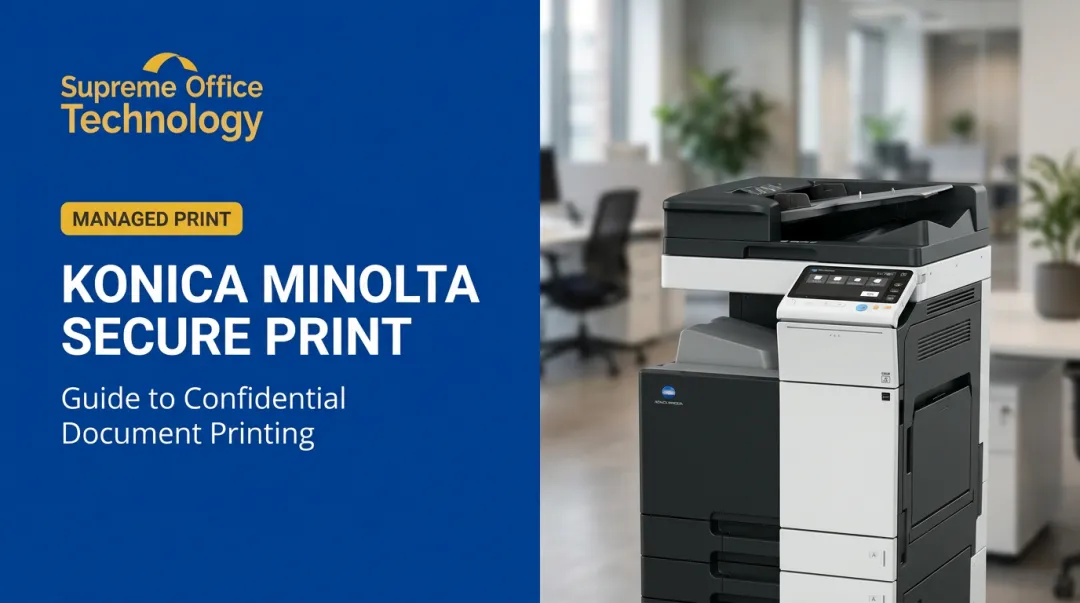 Konica Minolta Secure Print: Guide to Confidential Document Printing